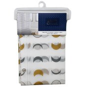 Wholesale - 70" X 72" PEVA SHOWER CURTAIN LINER W/PRINTED MOON C/P 12, UPC: 092903960352